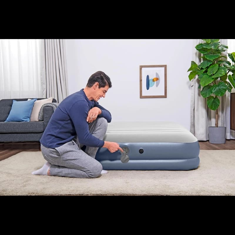 تشک بادی دو نفره حرفه ای با پمپ شارژی 6716T Bestway — تصویر ۴