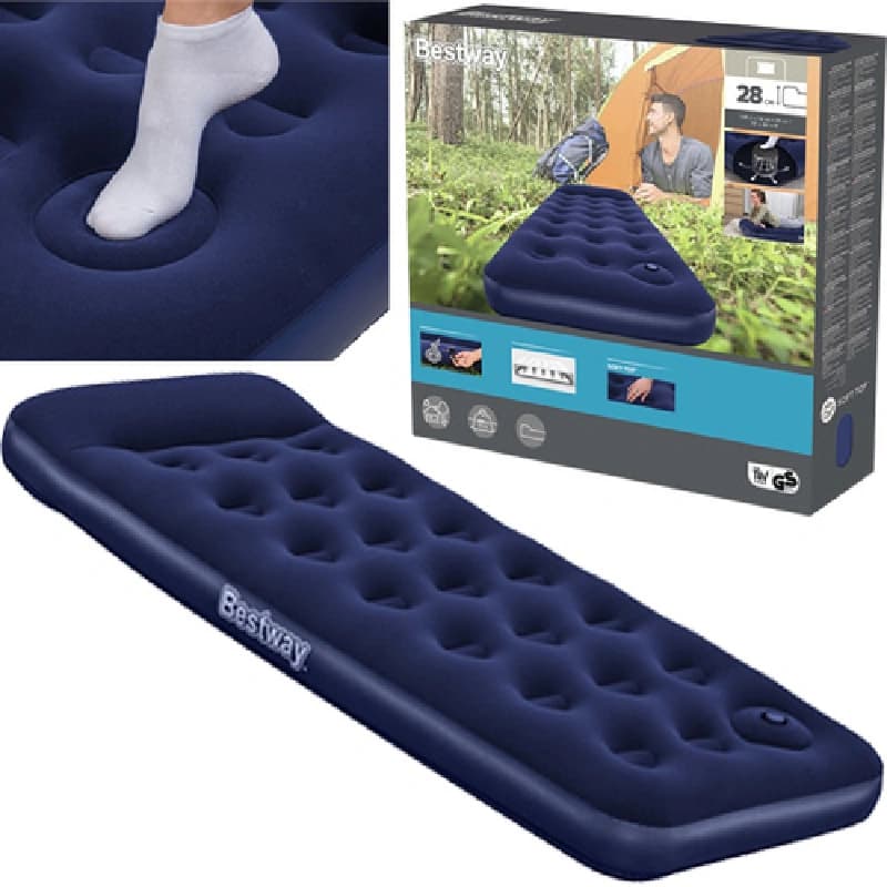 تشک بادی یک نفره با پمپ پدالی 67223 Bestway — تصویر ۱۱
