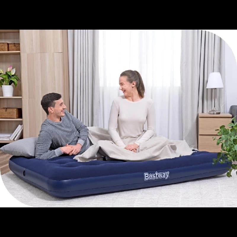 تشک بادی دونفره با پمپ باد برقی 67287 Bestway — تصویر ۷
