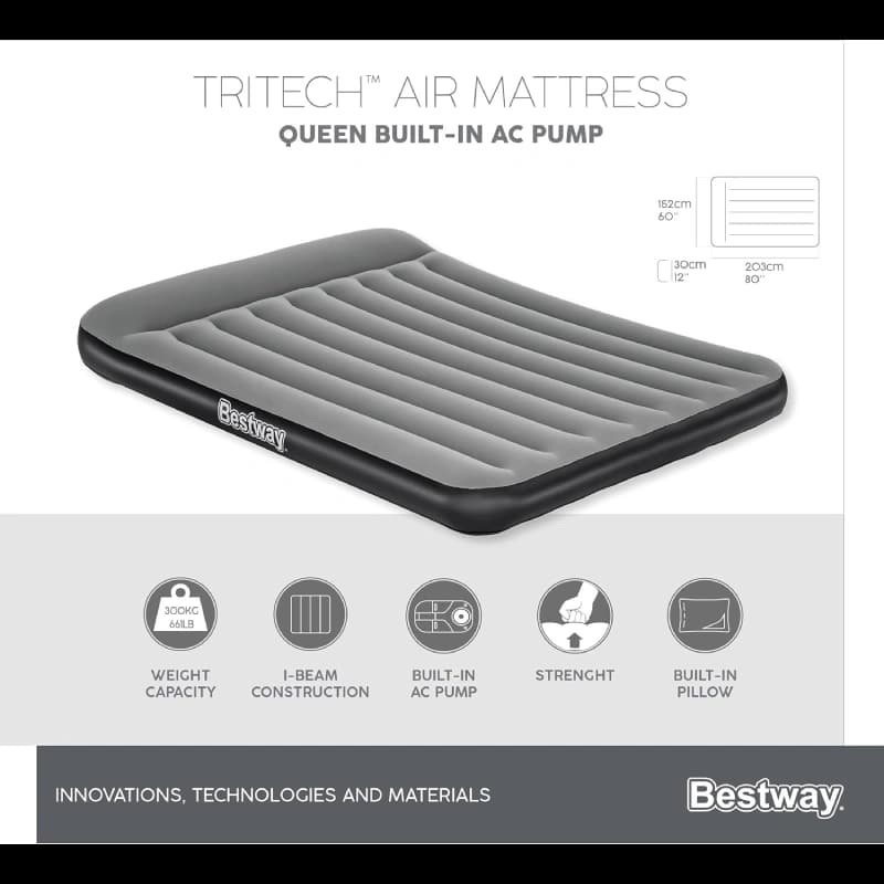 تشک بادی دو نفره بزرگ مدل 67464 Bestway — تصویر ۹