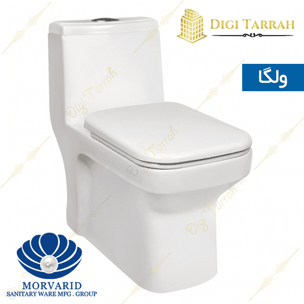 توالت فرنگی چینی مروارید مدل ولگا