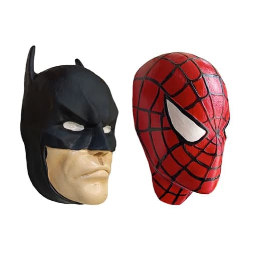 دیوارکوب مدل گیمینگ طرح Batman & Spiderman مجموعه 2 عددی — تصویر ۳