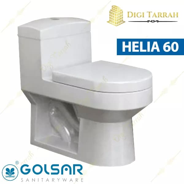 توالت فرنگی چینی گلسار مدل هلیا 60