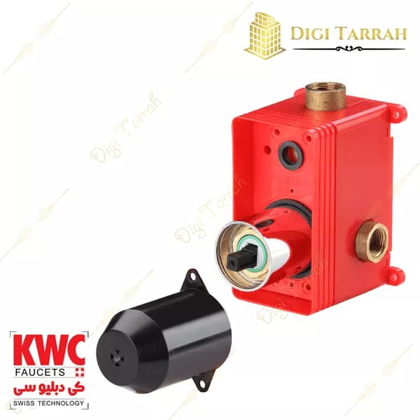 شیر مرکزی توکار kwc مخصوص توالت و دوش تیپ 1 و 2 kwc