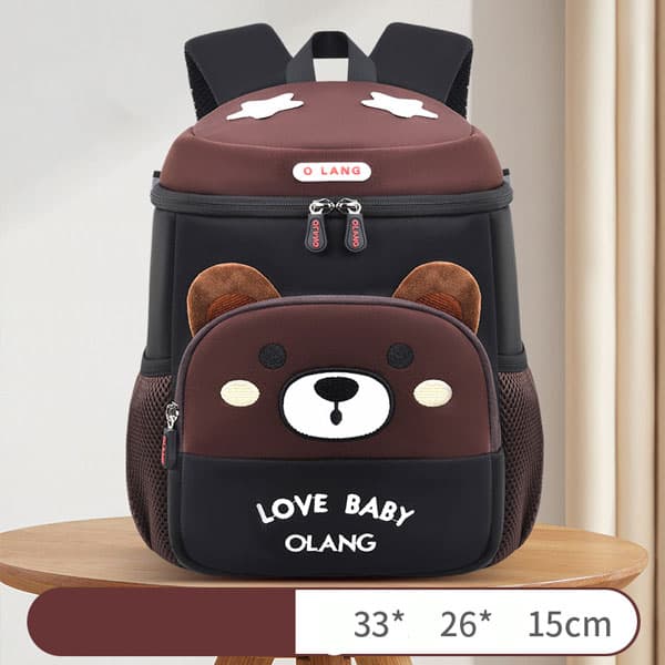 کوله خارجی کودکانه love baby طرح خرس تدی OLANG 6147 — تصویر ۳