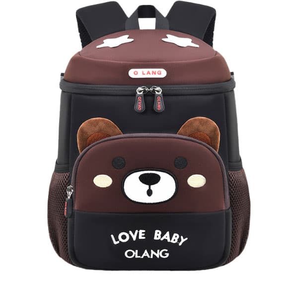 کوله خارجی کودکانه love baby طرح خرس تدی OLANG 6147 — تصویر ۲