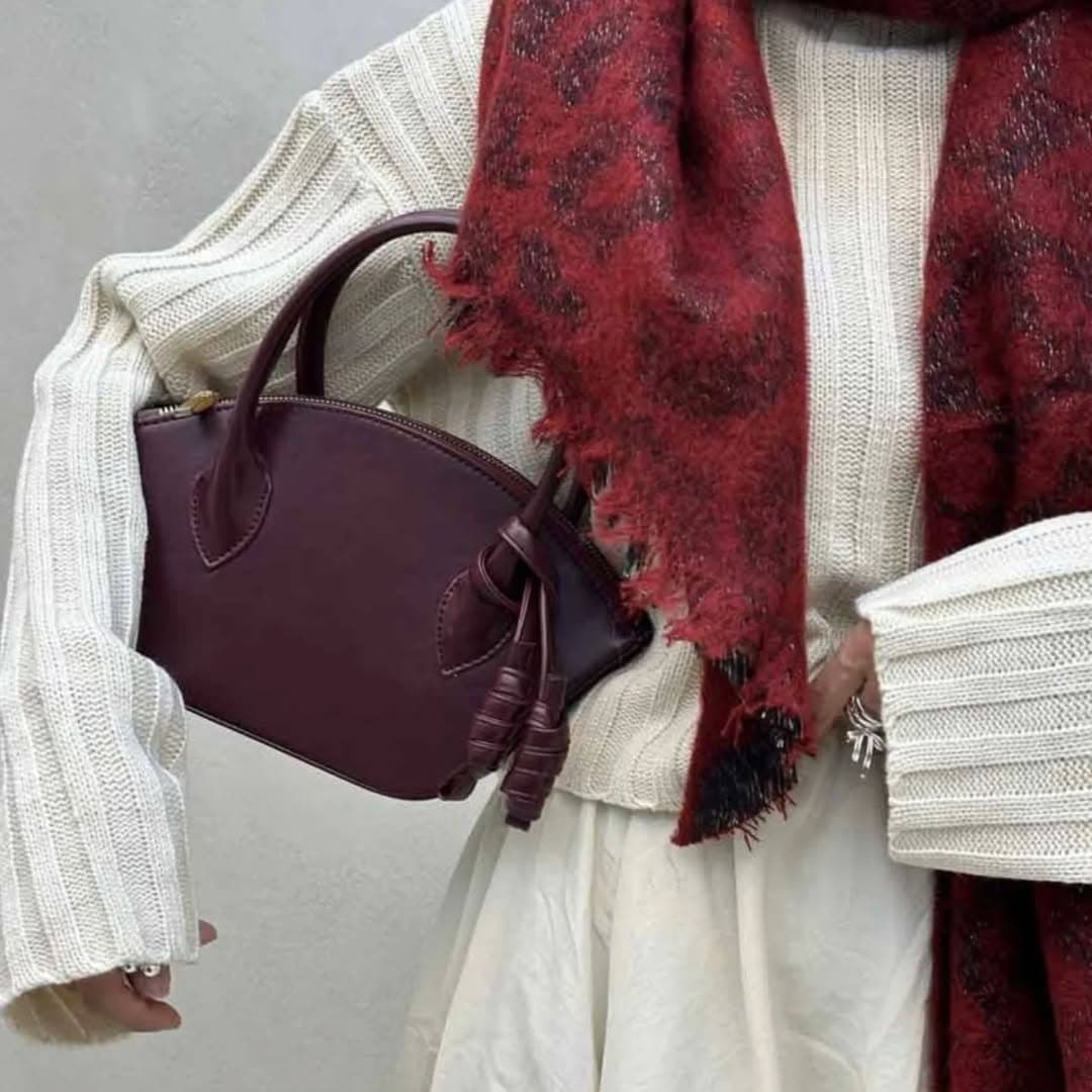 کیف دستی زنانه مدل قایقی کد 8152 — تصویر ۶