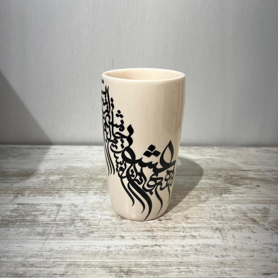 ماگ سرامیکی دستساز طرح شعر نستعلیق کد 4 — تصویر ۴