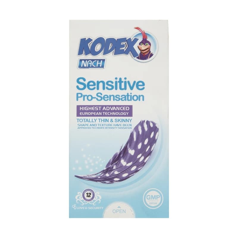 کاندوم کدکس مدل Sensitive Pro-Sensation بسته 12 عددی — تصویر ۲