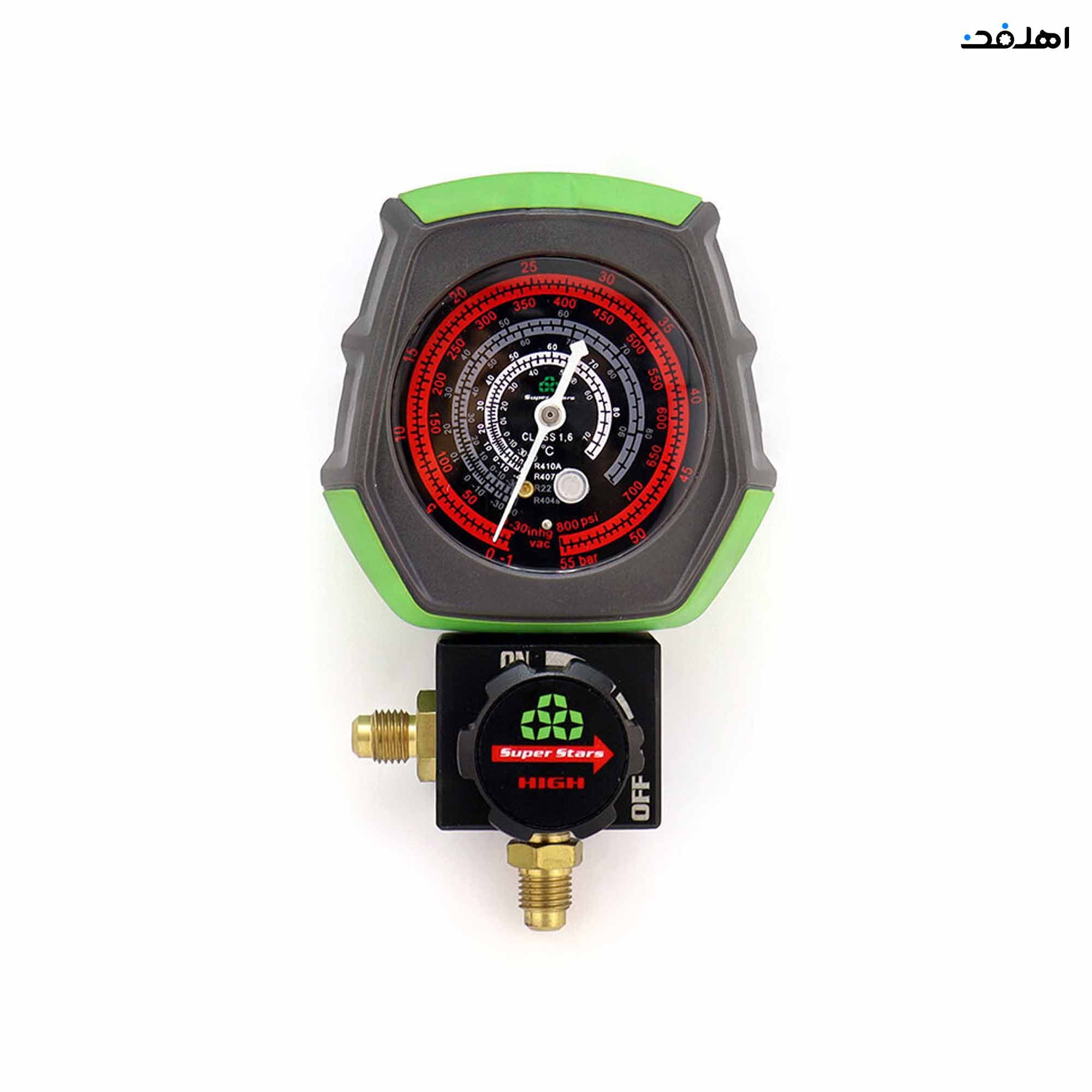 گیج تکی فشار بالا سوپر استارز Super Stars مدل ST-B168H
