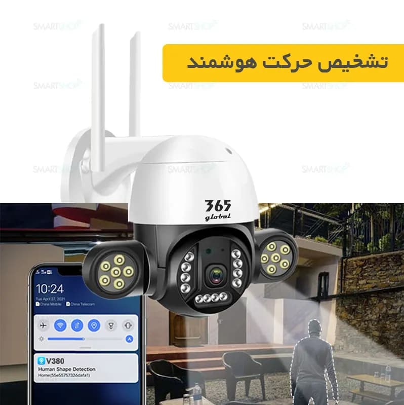 دوربین مداربسته بیسیم تحت شبکه مدل CP-P30 — تصویر ۶
