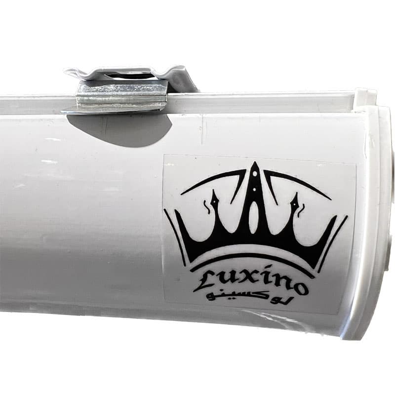 پرده شید رول بلک اوت لوکسینو طرح ساده رنگ سفید کد 7001 — تصویر ۵