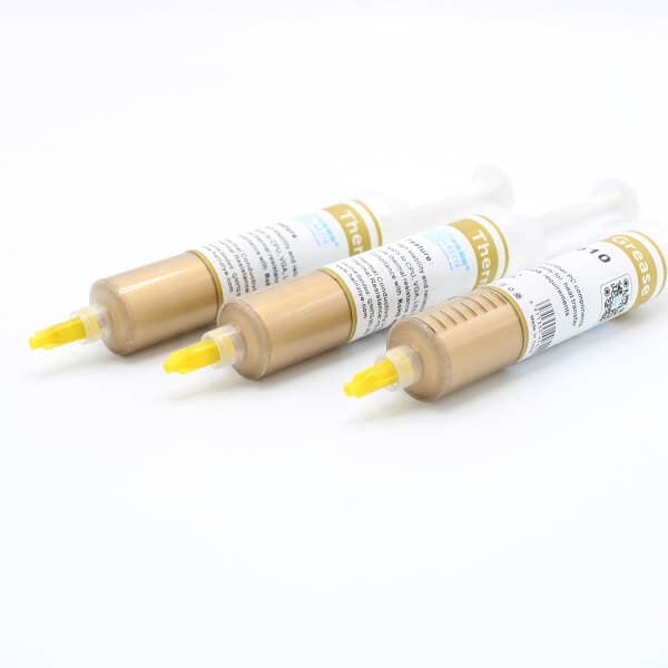 خمیر سیلیکون سرنگی بزرگ طلایی ( HY 610 )