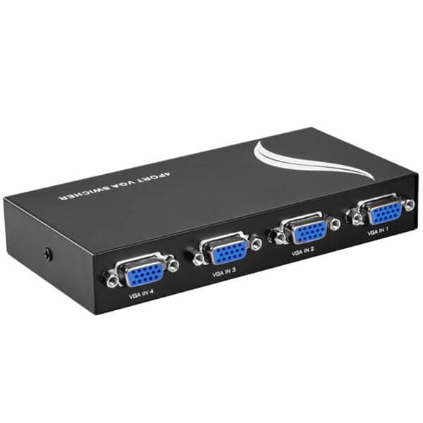 دیتا سوییچ 1 به 4 VGA کلید دار