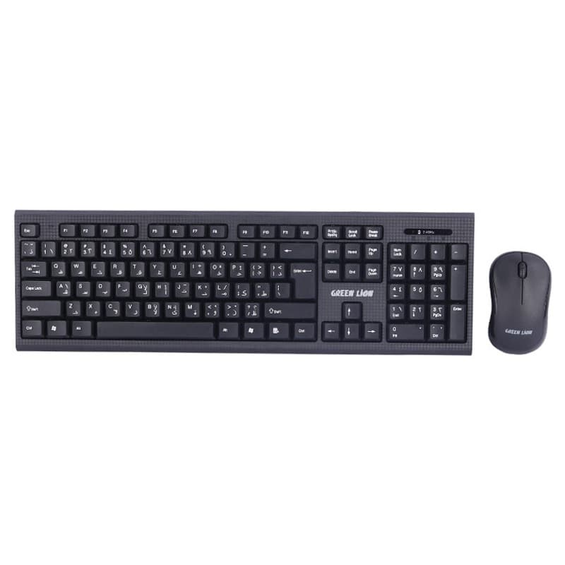 کیبورد و ماوس بی سیم گرین لاین مدل GNWS24GKEYM