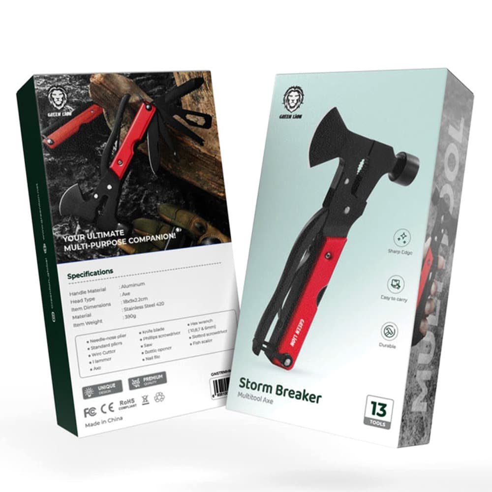 تبر و چکش 13 کاره گرین لاین Green Lion Storm Breaker Multi Axe Hammer — تصویر ۱۰
