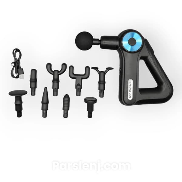 ماساژور شارژی تفنگی مدل MASSAGE GUN مدل SL-8891 — تصویر ۴