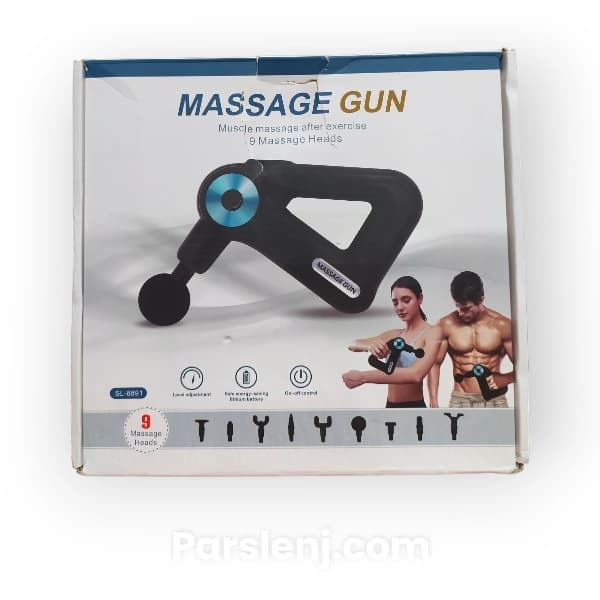 ماساژور شارژی تفنگی مدل MASSAGE GUN مدل SL-8891 — تصویر ۵
