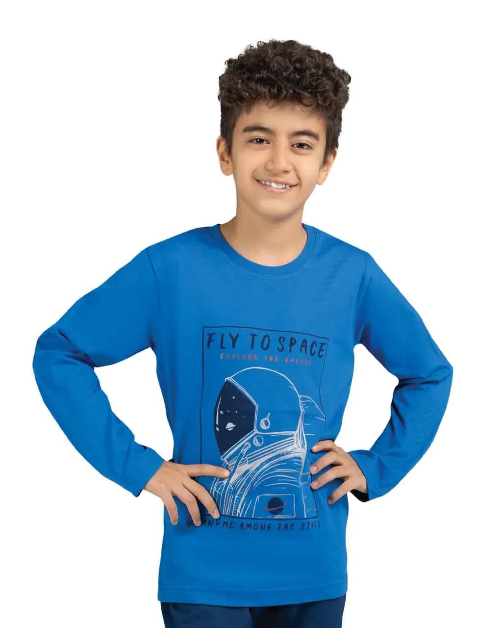 تیشرت نخی پسرانه astronot سیلکا