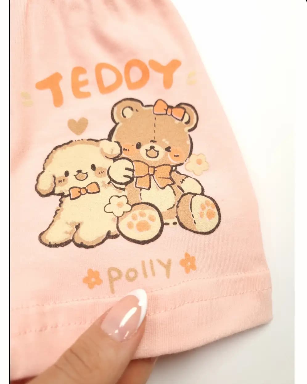 شورت پادار دخترانه سیلکا طرح Polly — تصویر ۱۰