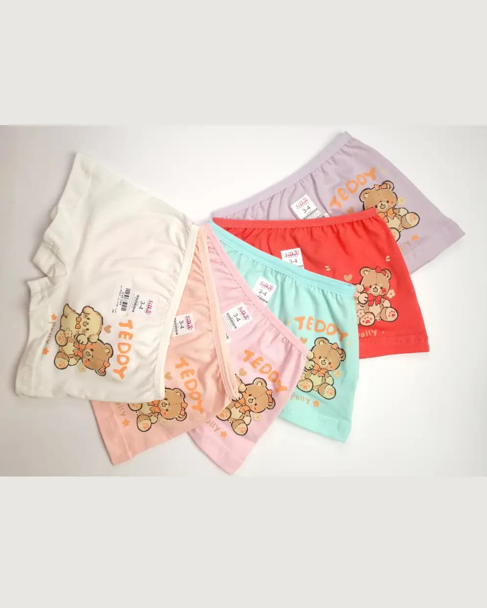 شورت پادار دخترانه سیلکا طرح Polly