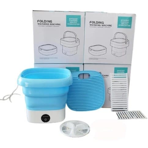 لباس شویی قابل حمل فولدینگ folding washing machine — تصویر ۶
