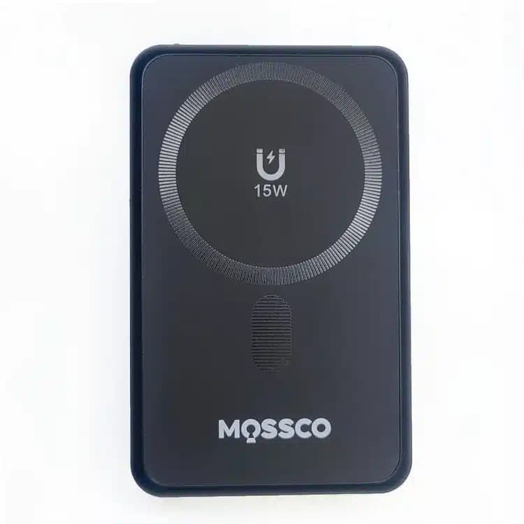 پاوربانک وایرلس موسکو مدل IP-25 ظرفیت 10000 میلی‌آمپر ساعت