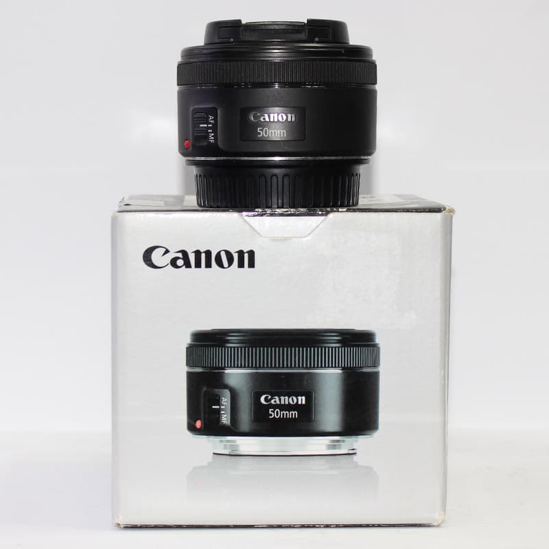 لنز دوربین کانن 50 فیکس F1.8 سری STM (استوک)