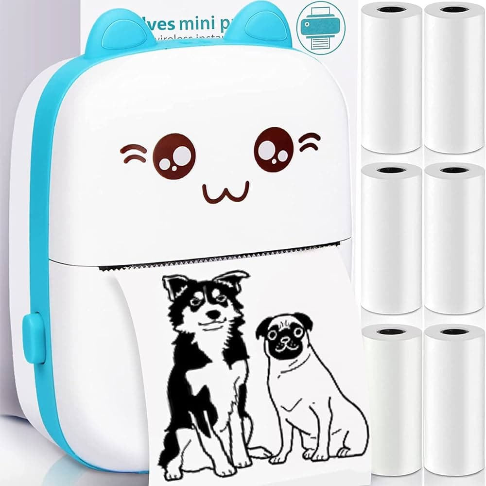 مینی پرینتر حرارتی قابل حمل ا Mini Printer — تصویر ۵