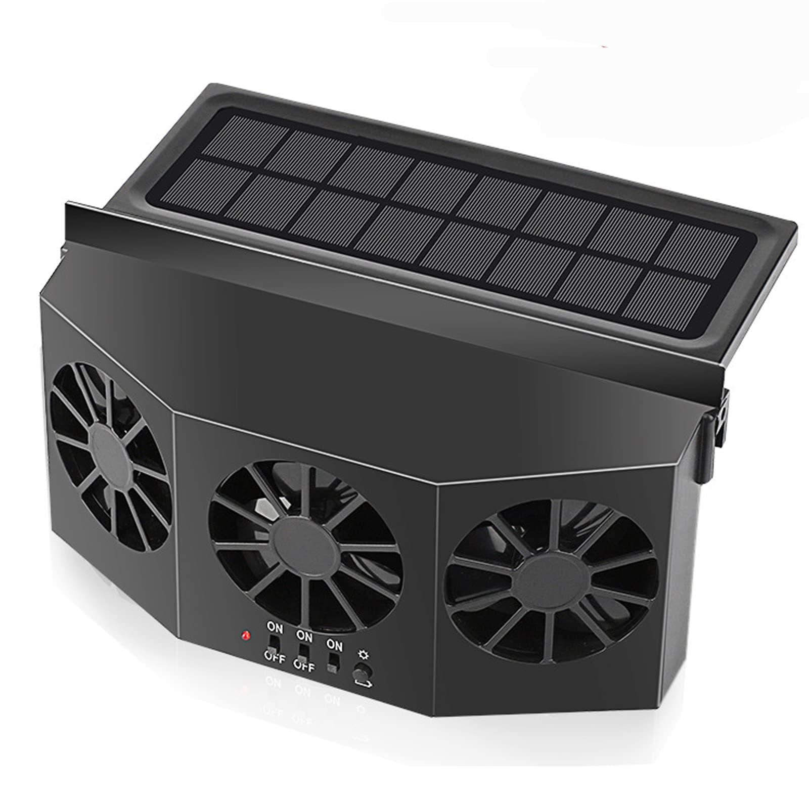 پنکه خورشیدی ماشین اsolar powered car ventilation fans — تصویر ۷