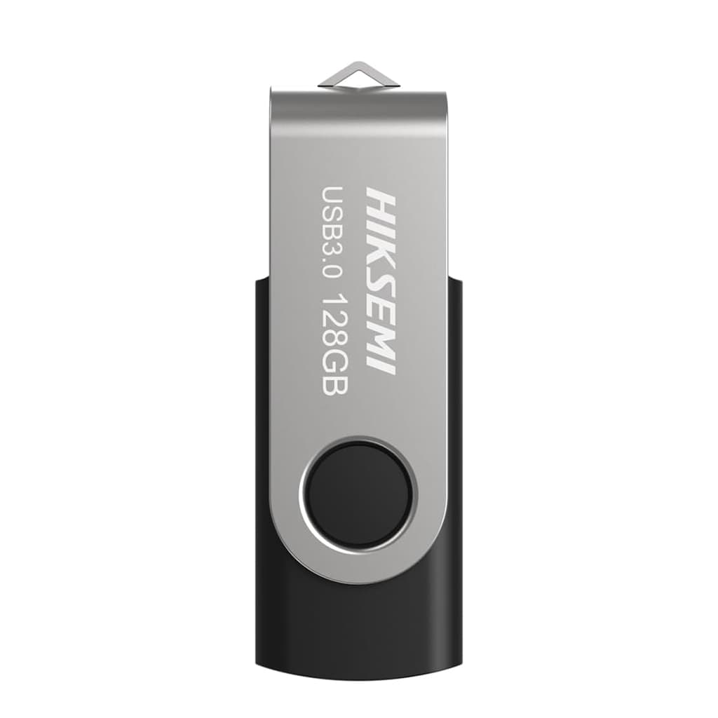 فلش مموری 128 گیگابایتی هایکسمی مدل HIKSEMI ROTARY M200S 128G USB3.0 رنگ مشکی نقره ای