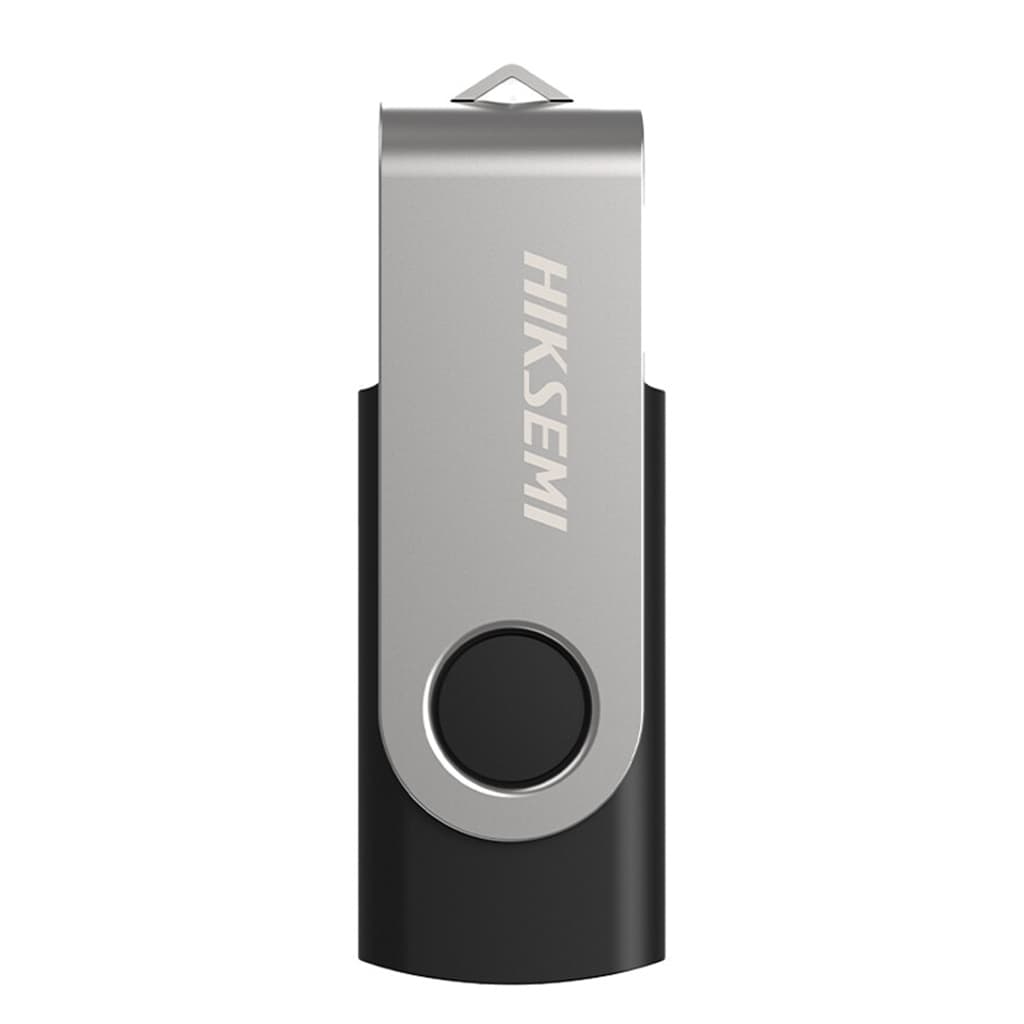 فلش مموری 64 گیگابایتی هایکسمی مدل HIKSEMI ROTARY M200S 64G USB3.0 رنگ مشکی نقره ای