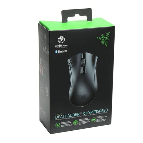 موس بی سیم گیمینگ ریزر مدل RAZER DEATHADDER V2 X HYPERSPEED رنگ مشکی — تصویر ۶