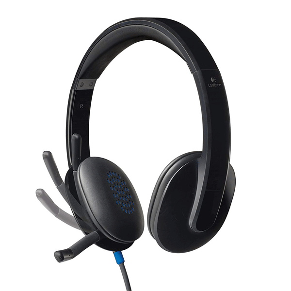 هدست لاجیتک مدل LOGITECH H540 USB رنگ مشکی — تصویر ۴