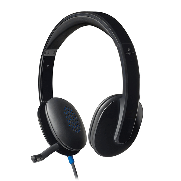 هدست لاجیتک مدل LOGITECH H540 USB رنگ مشکی — تصویر ۳