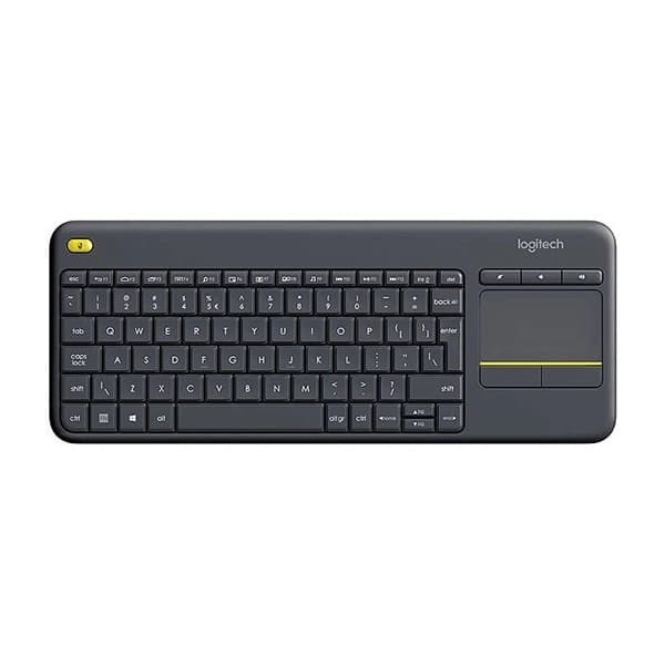 کیبورد بی سیم لاجیتک مدل LOGITECH K400 PlUS رنگ مشکی