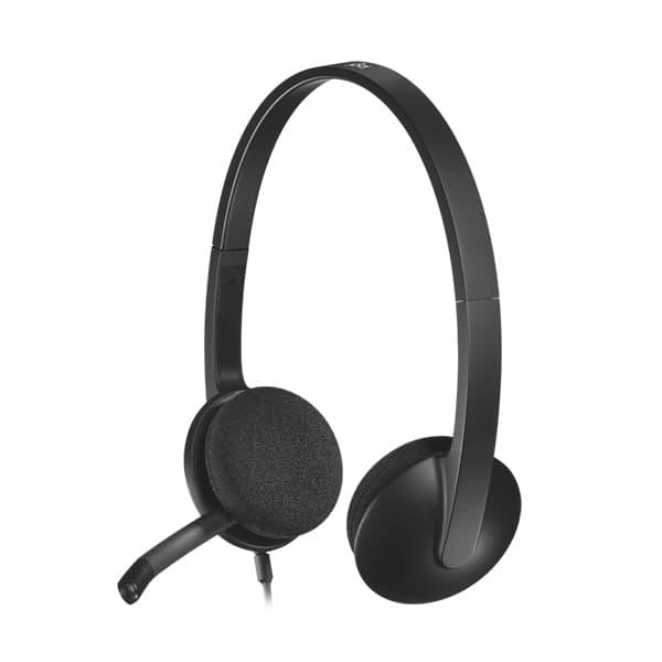 هدفون لاجیتک مدل LOGITECH H340 رنگ مشکی — تصویر ۳