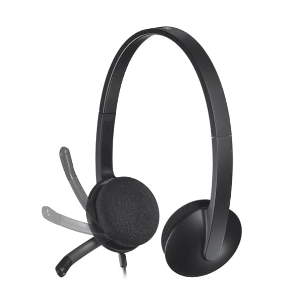 هدفون لاجیتک مدل LOGITECH H340 رنگ مشکی — تصویر ۴