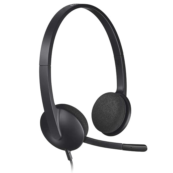 هدفون لاجیتک مدل LOGITECH H340 رنگ مشکی — تصویر ۲