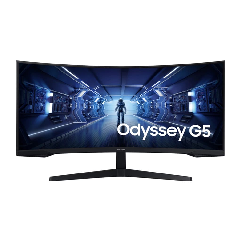 مانیتور گیمینگ سامسونگ مدل SAMSUNG ODYSSEY G5 G55T LC34G55T سایز 34 اینچ رنگ مشکی