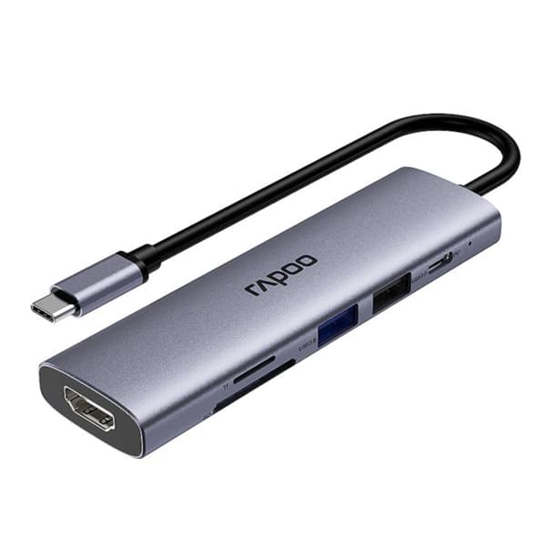 هاب 6 پورت TYPE-C رپو مدل RAPOO XD61 | دنیاکامپیوتر — تصویر ۹