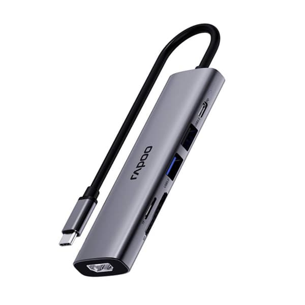 هاب 6 پورت TYPE-C رپو مدل RAPOO XD61 | دنیاکامپیوتر — تصویر ۷