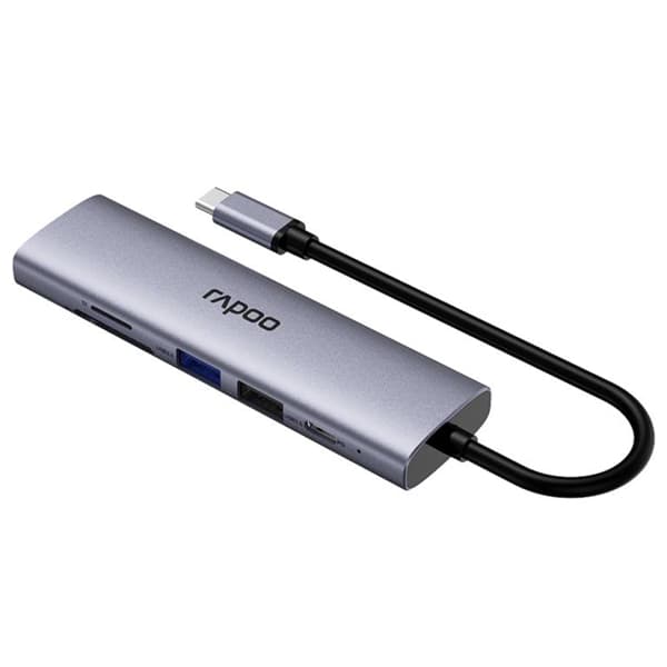 هاب 6 پورت TYPE-C رپو مدل RAPOO XD61 | دنیاکامپیوتر — تصویر ۸