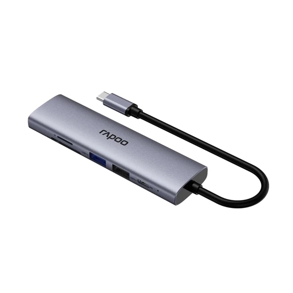 هاب 6 پورت TYPE-C رپو مدل RAPOO XD61 | دنیاکامپیوتر — تصویر ۳