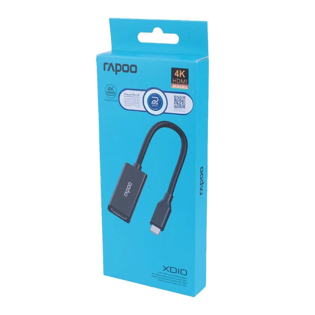 هاب TYPE-C به HDMI رپو مدل RAPOO XD10 | دنیاکامپیوتر — تصویر ۸
