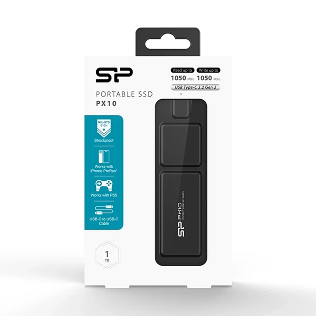حافظه SSD اکسترنال سیلیکون پاور مدل SILICON POWER PX10 ظرفیت 1 ترابایت رنگ مشکی — تصویر ۹