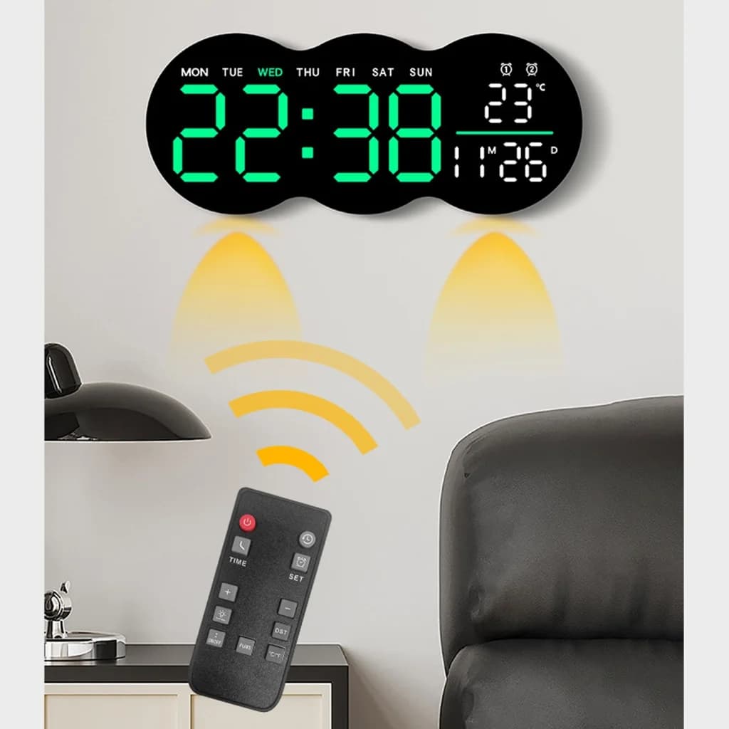 ساعت اتوبوسی LED دیجیتالی با دماسنج و تقویم مدل 28 — تصویر ۱۲