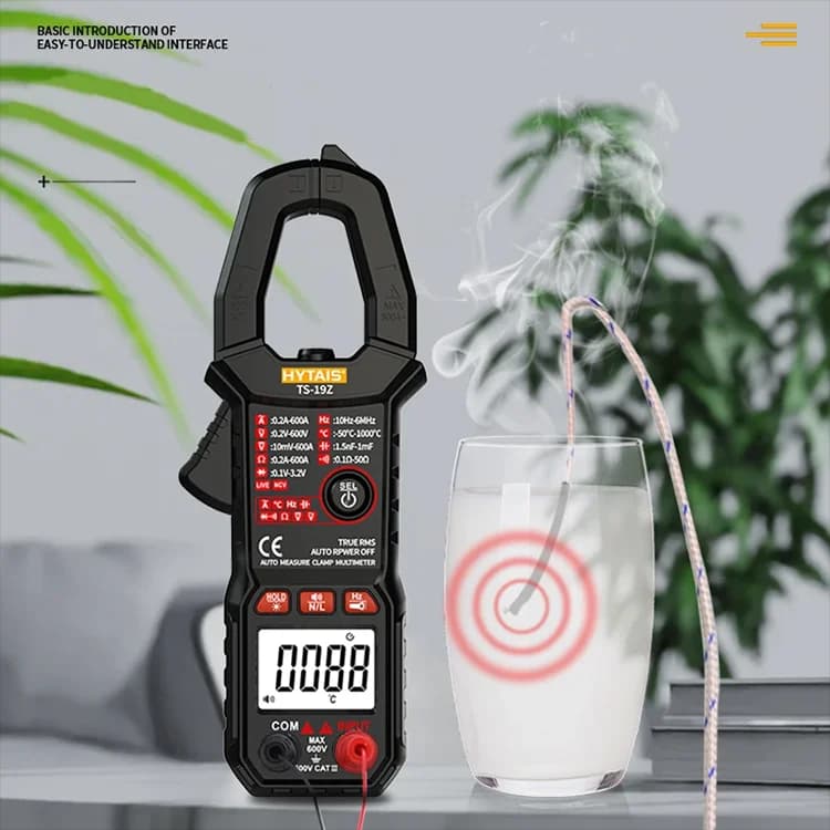 کلمپ متر دیجیتال 600 آمپر AC / DC مارک HYTAIS مدل TS19 — تصویر ۱۰