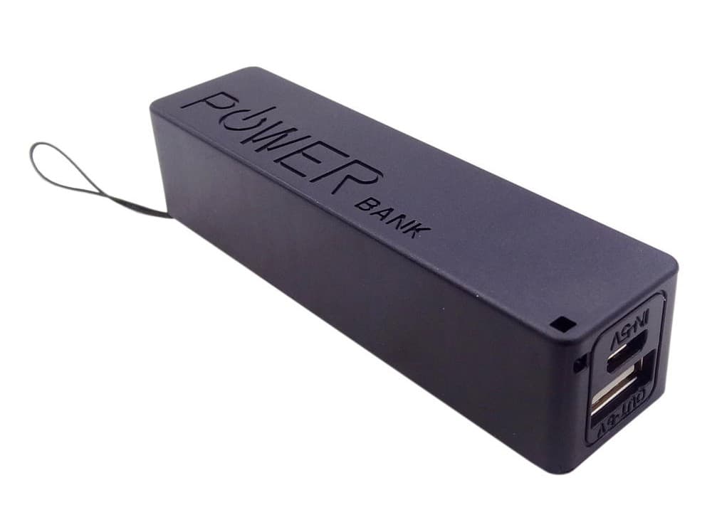 مینی کیس پاوربانک جیبی تک سل پلاستیکی دارای خروجی 5V 1A — تصویر ۳