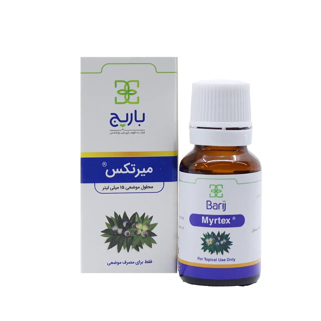 محلول موضعی میرتکس باریج اسانس 15میلی ‎لیتر — تصویر ۲
